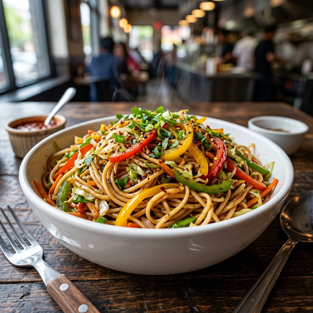 Veg Hakka Noodles